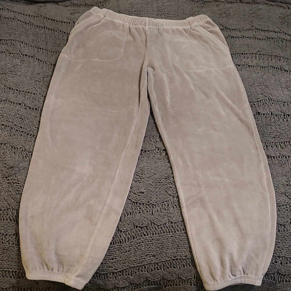 AERIE velour Gray Sweatpants